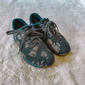 NoBull Dark Floral Gum Trainers